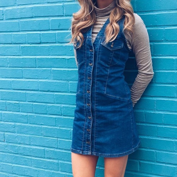 Free People Dresses & Skirts - Free People Denim Mini Dress